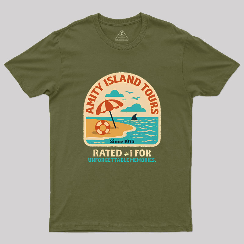 Amity Island Tours Geek T-Shirt