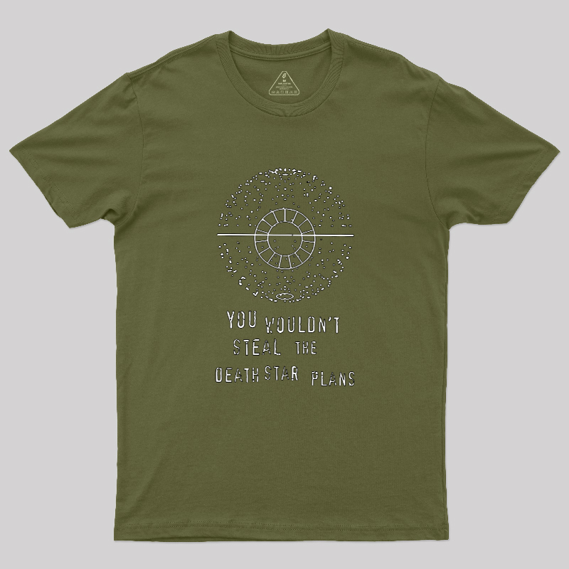 Death Star Plans Geek T-Shirt