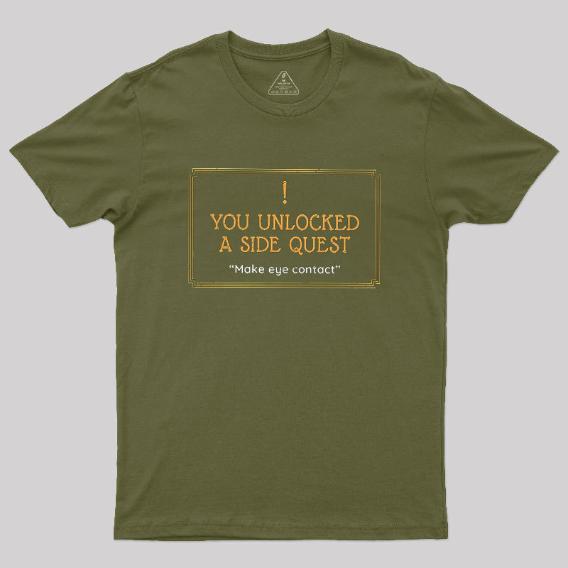 Unlocked Side Quest Geek T-Shirt