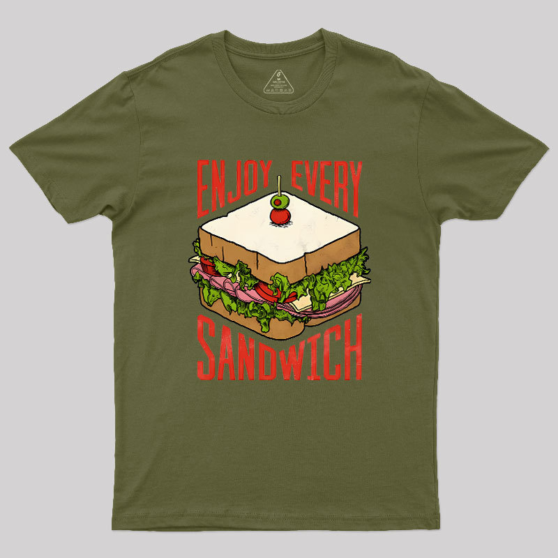 Enjoy Every Sandwich Geek T-Shirt