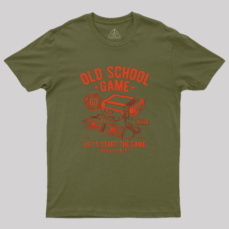 OLD SCHOOL GAME Geek T-Shirt
