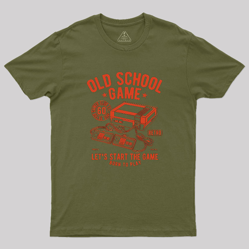 OLD SCHOOL GAME Geek T-Shirt