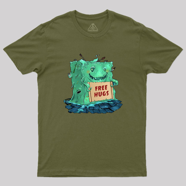 Gelatinous Cube free hugs Geek T-Shirt