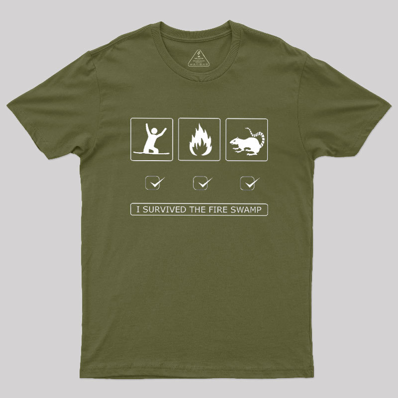 Hazards Of The Fire Swamp Geek T-Shirt