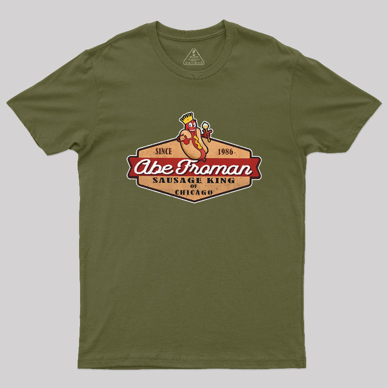 Abe Froman Sausage King Of Chicago Geek T-Shirt