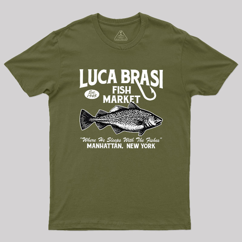 Luca Brasi Fishing Charters Geek T-Shirt