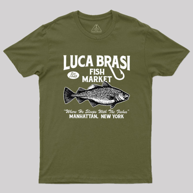 Luca Brasi Fishing Charters Geek T-Shirt