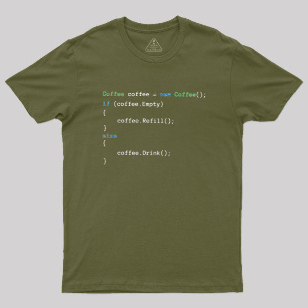 Coffee Coffee Geek T-Shirt