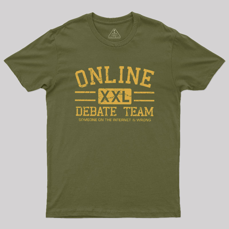 Online Debate Team Geek T-Shirt
