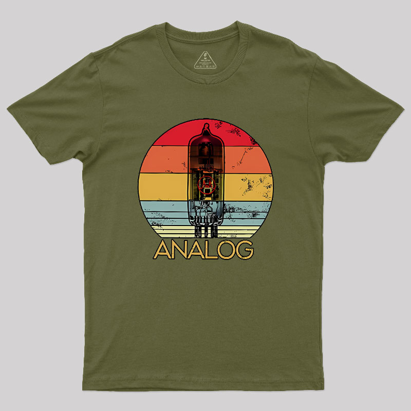 Vacuum Tube Analog Geek T-Shirt