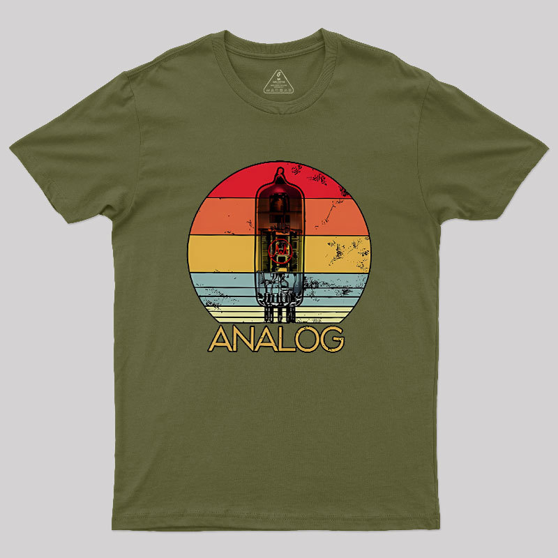 Vacuum Tube Analog Geek T-Shirt