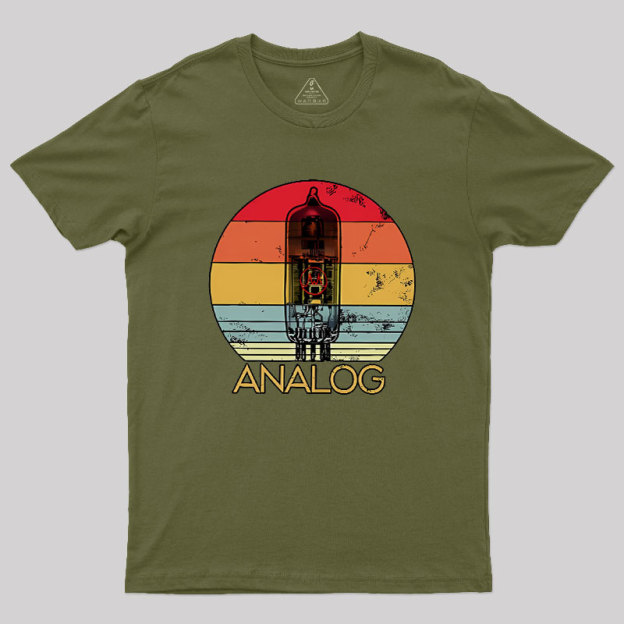 Vacuum Tube Analog Geek T-Shirt