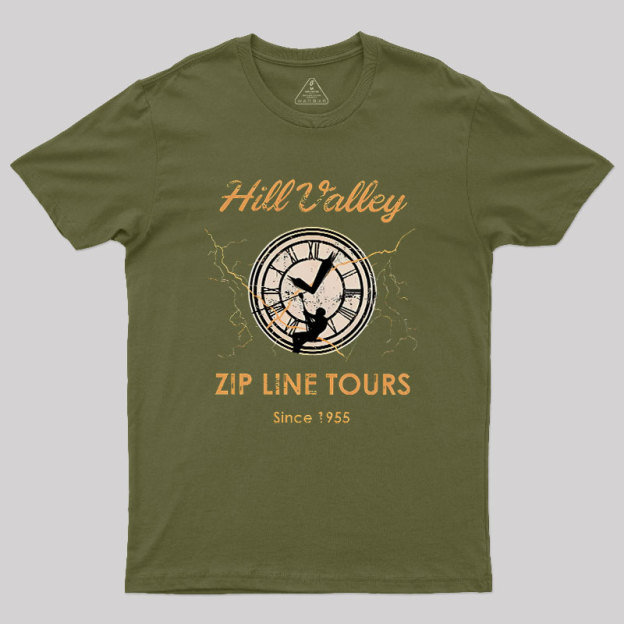 Hill Valley Zip Line Tours Geek T-Shirt
