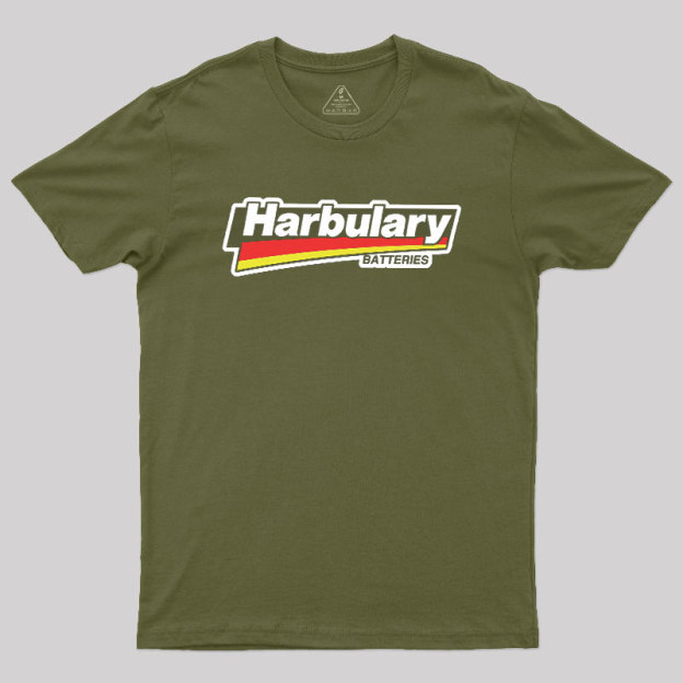 Harbulary Batteries Geek T-Shirt