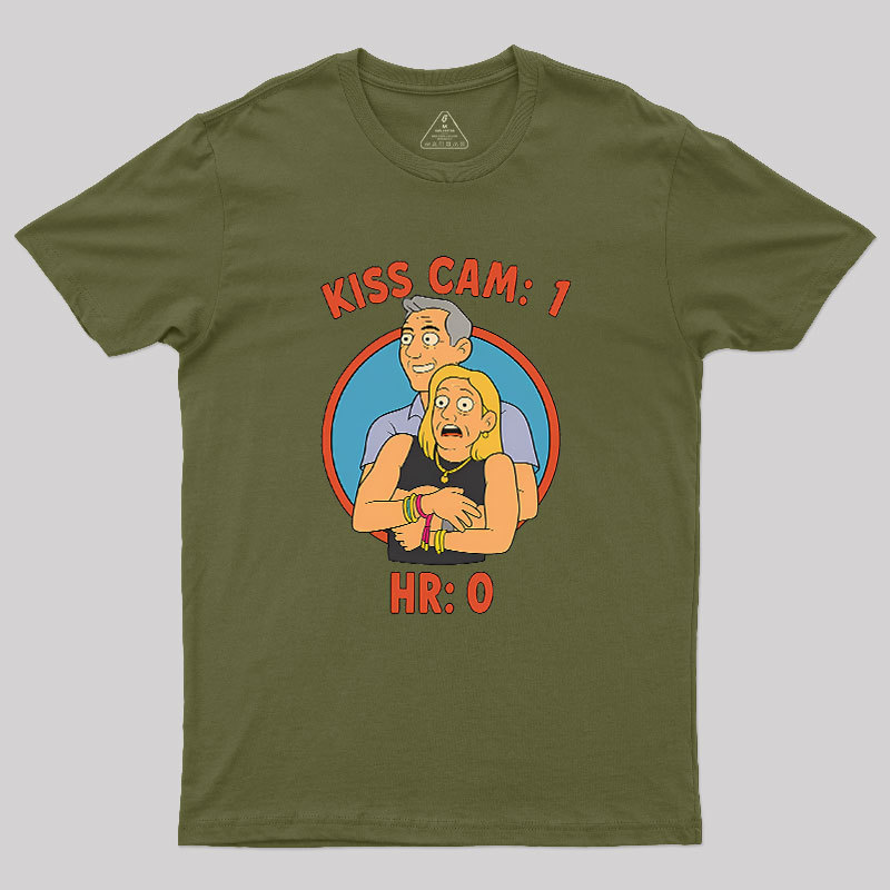 Caught On The Coldplay Kiss Cam Geek T-Shirt