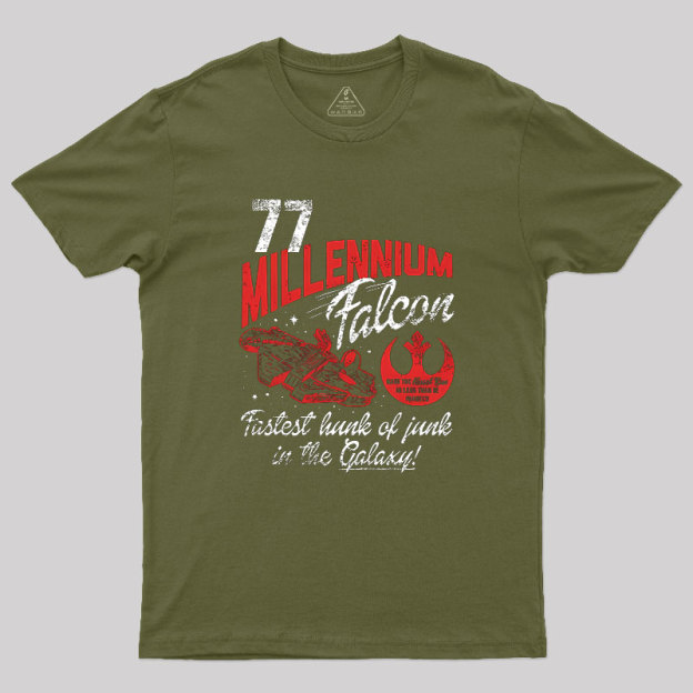 Millennium Falcon Fastest Junk 77 Geek T-Shirt