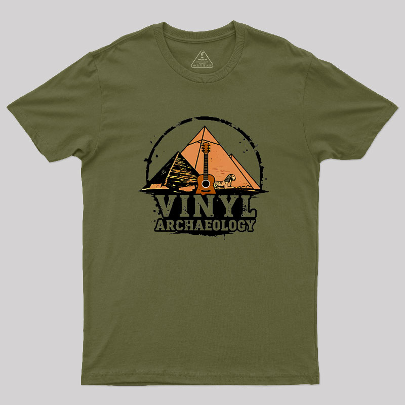Vinyl Archaeology Geek T-Shirt