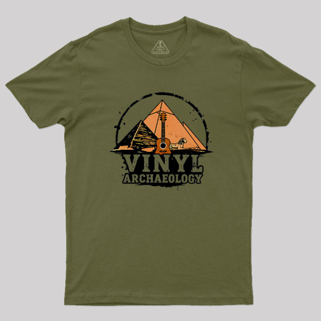 Vinyl Archaeology Geek T-Shirt