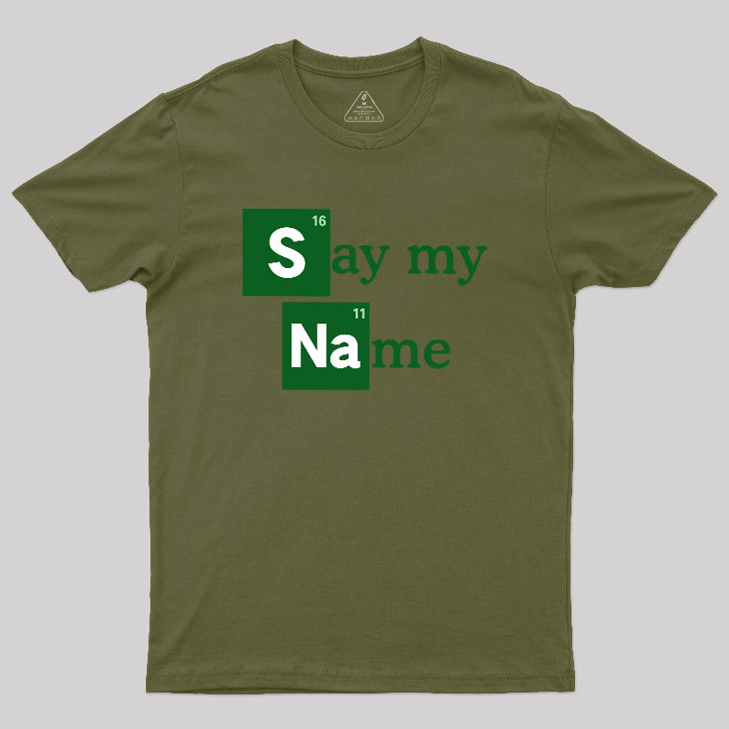 Elemental Name Geek T-Shirt