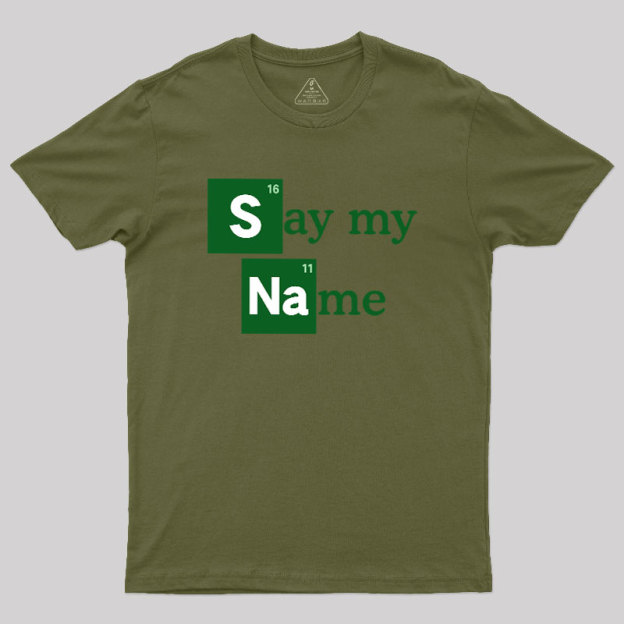 Elemental Name Geek T-Shirt