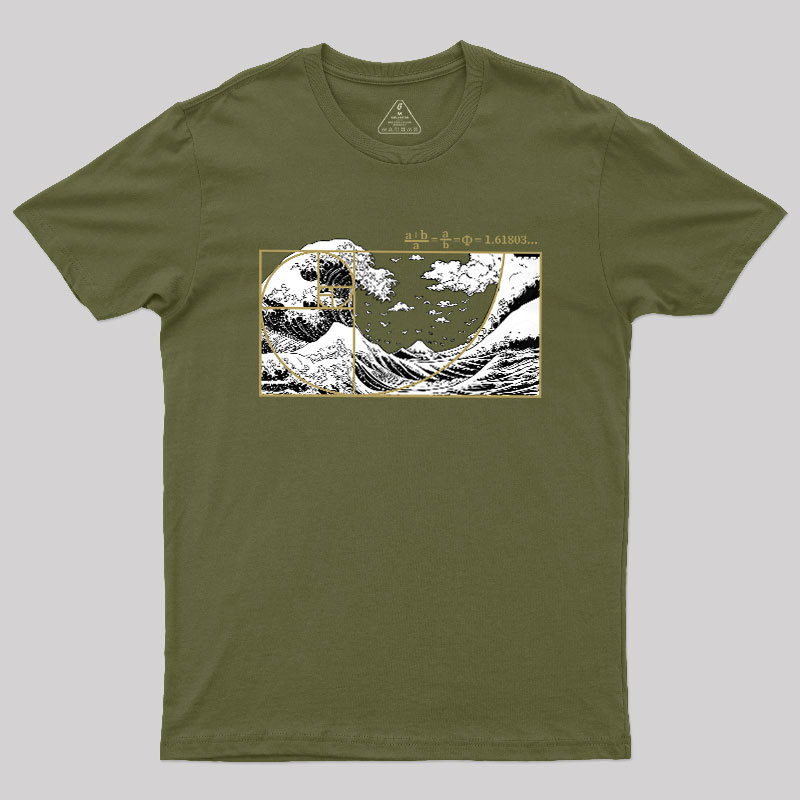 Golden Wave Geek T-Shirt