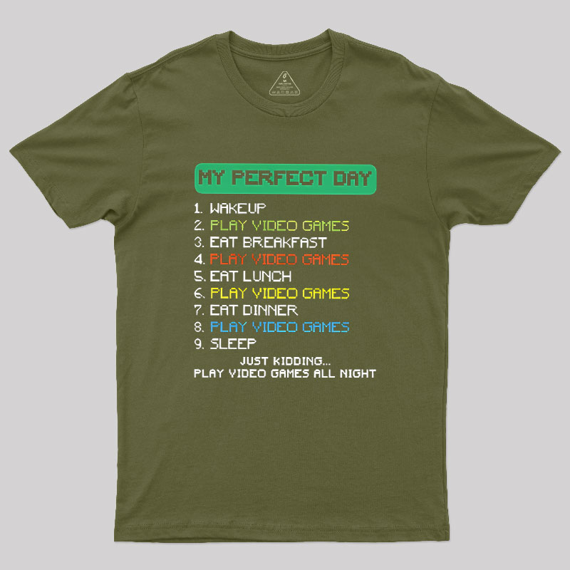 Daily Schedule Geek T-Shirt