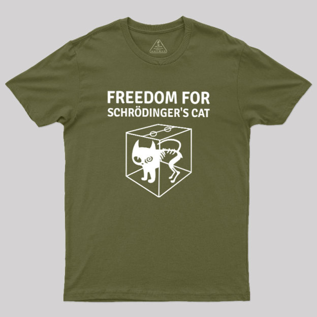 Freedom For Schr?dinger's Cat Geek T-Shirt