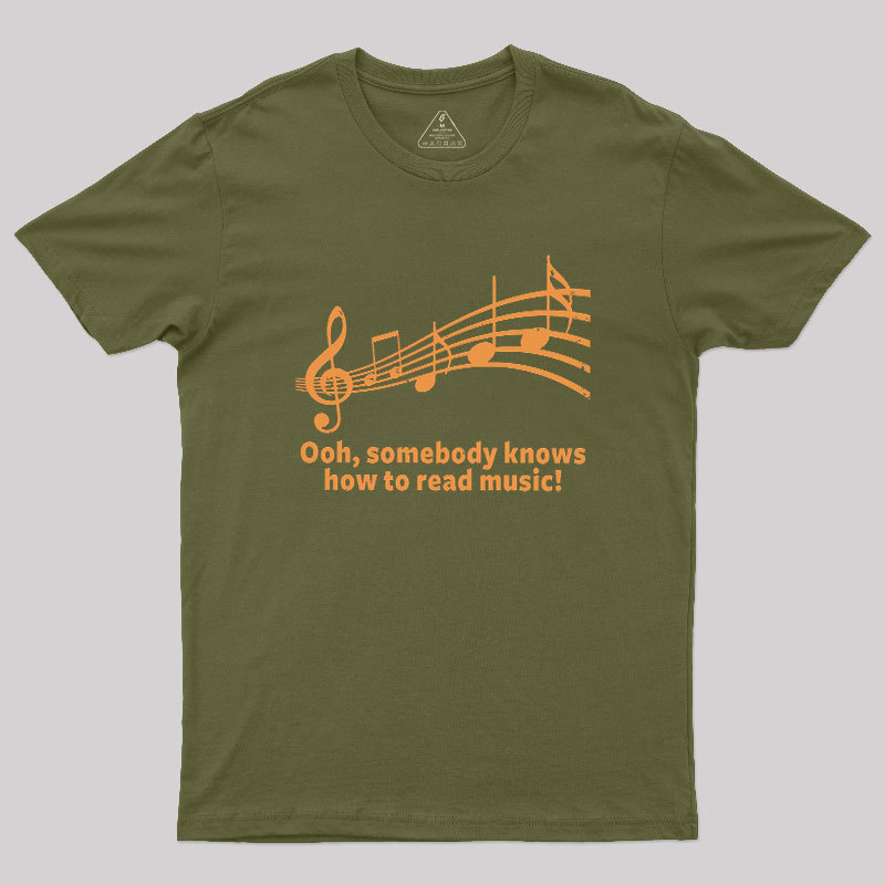Funny Mocking Music Lover Slogan Geek T-Shirt