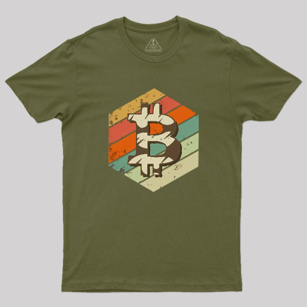 Retro Bitcoin Geek T-Shirt