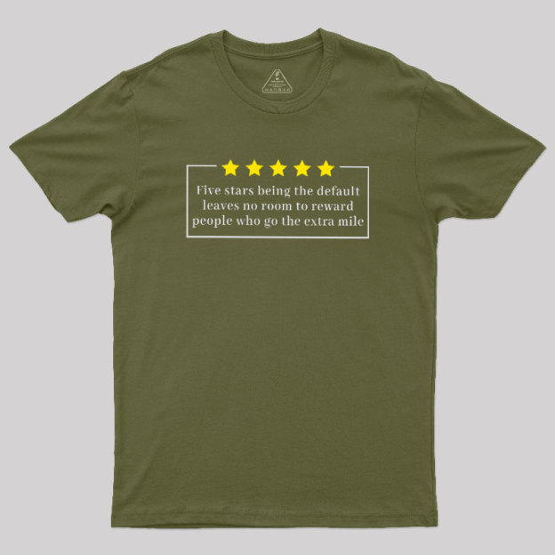 Five Stars Geek T-Shirt