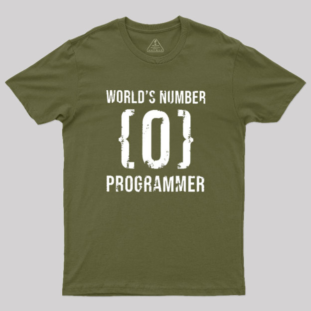 World's Number Programer Geek T-Shirt
