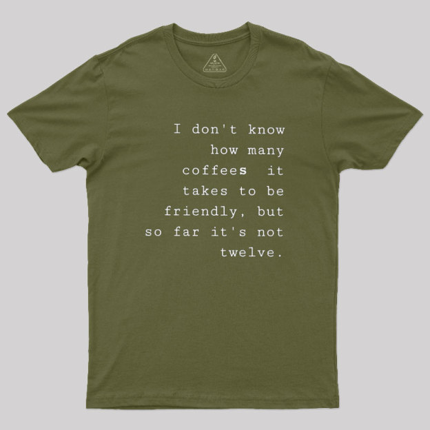 Coffee Demand Geek T-Shirt