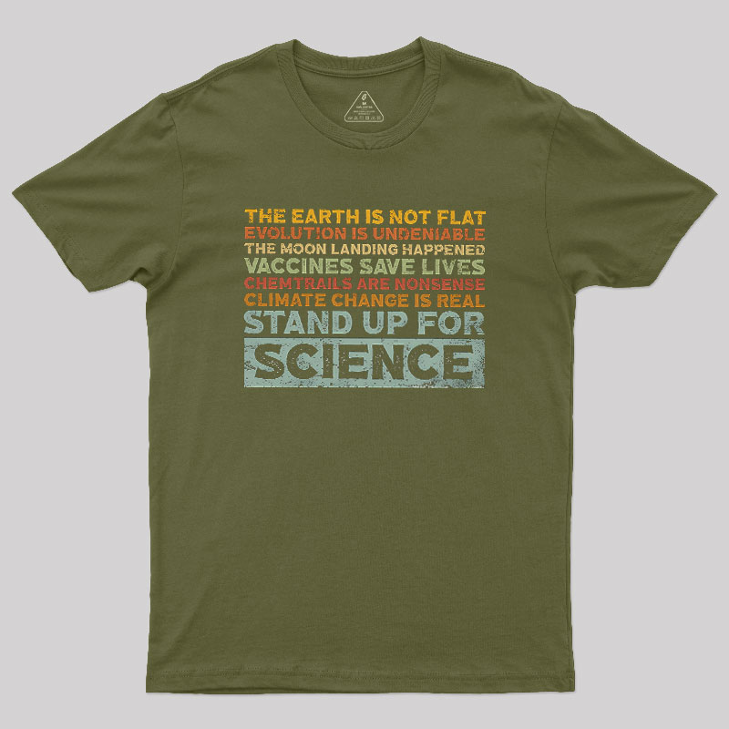 Stand Up For Science Geek T-Shirt