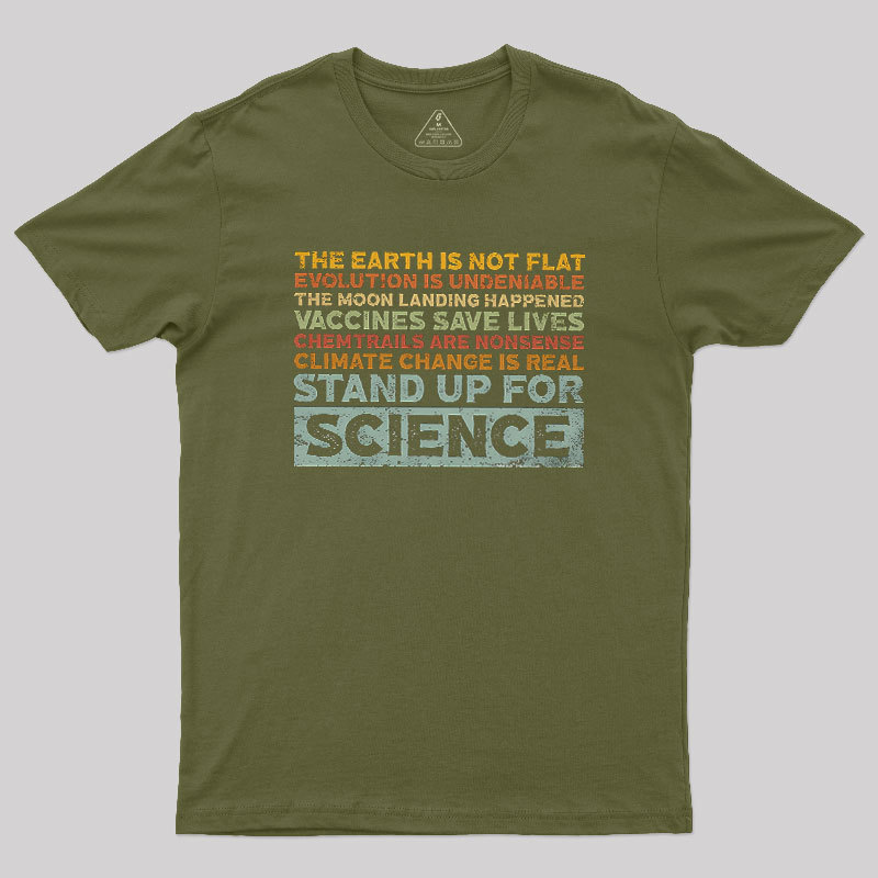 Stand Up For Science Geek T-Shirt