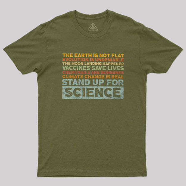 Stand Up For Science Geek T-Shirt