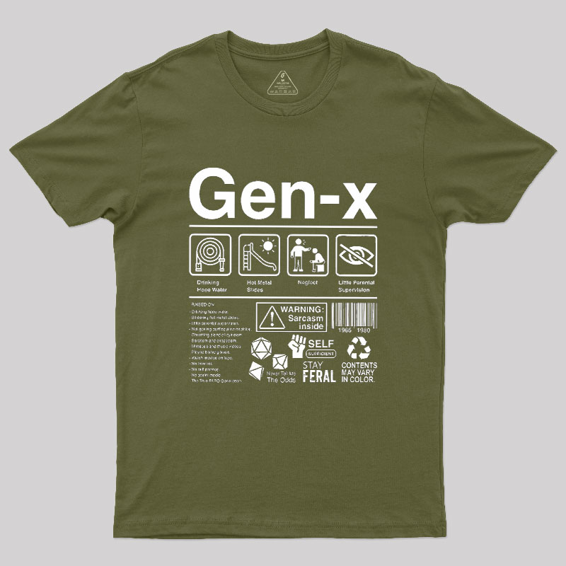 Gen X Label Geek T-Shirt