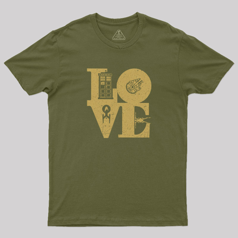 Scifi Love Geek T-Shirt
