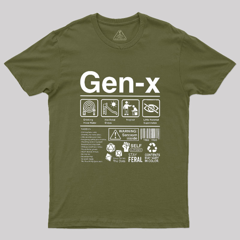 Gen X Label Geek T-Shirt