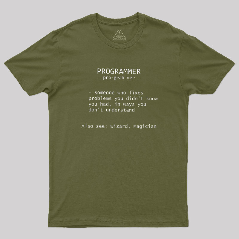 Programmer Definition Geek T-Shirt