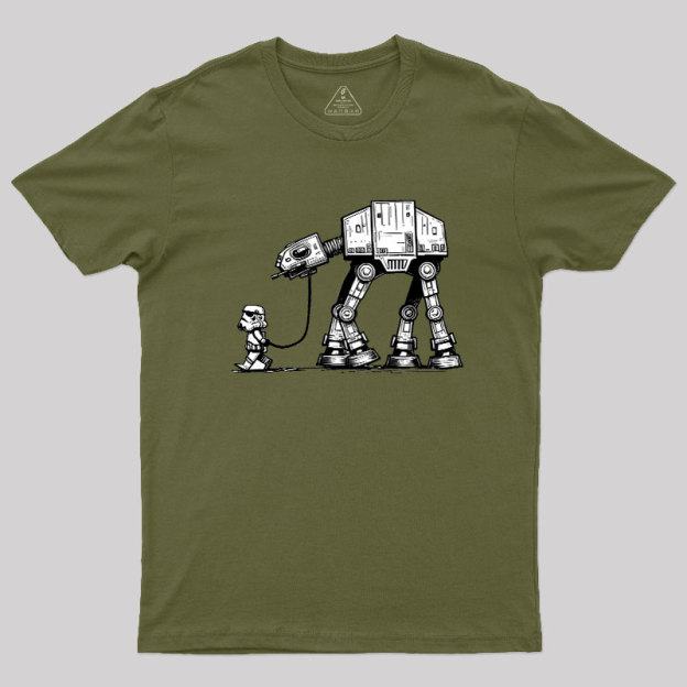 Empire Robot Dog-Star Battles Geek T-Shirt