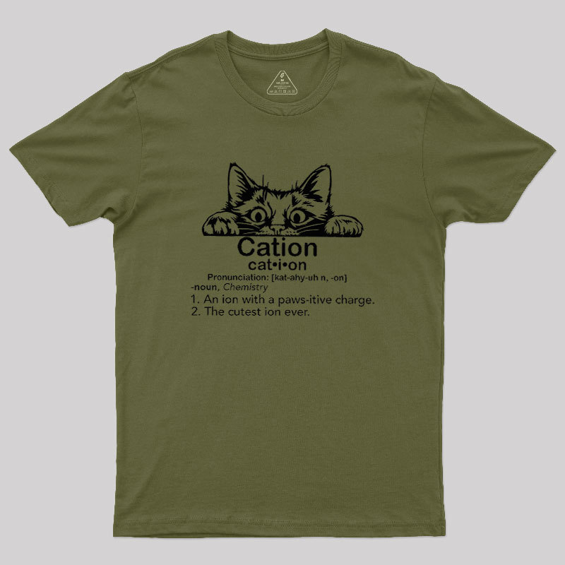 Cat-tion Geek T-Shirt