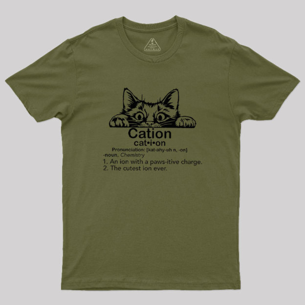 Cat-tion Geek T-Shirt