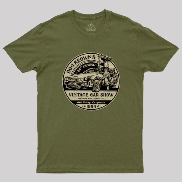 Vintage Car Show Geek T-Shirt
