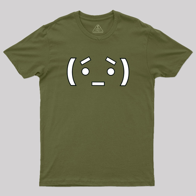 Nerdy Anime Emoticon Geek T-Shirt