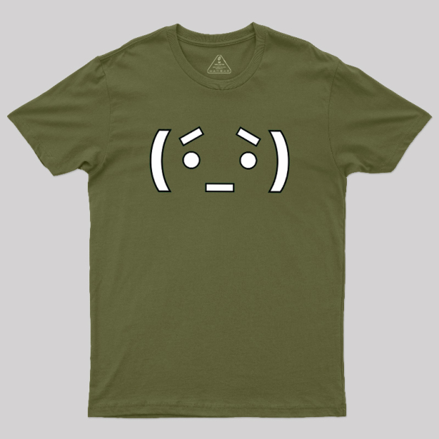 Nerdy Anime Emoticon Geek T-Shirt