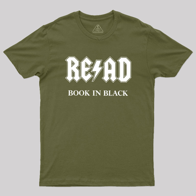 RE/AD - Book In Black Geek T-Shirt