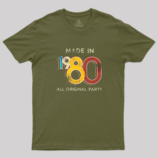 Made In 1980 Geek T-Shirt