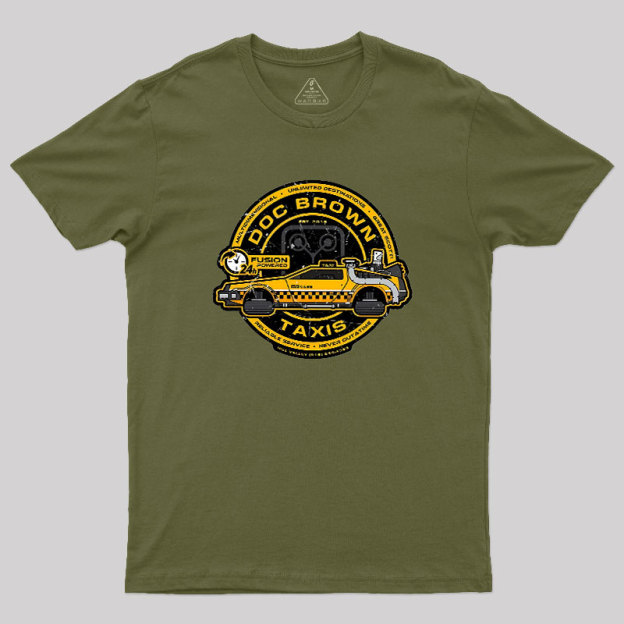 Doc Brown Taxis Geek T-Shirt