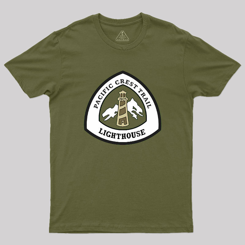 Lighthouse's 2025 PCT Trek Geek T-Shirt