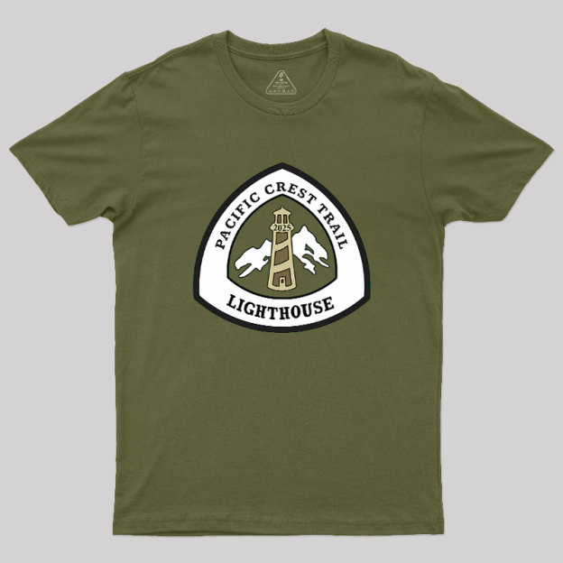 Lighthouse's 2025 PCT Trek Geek T-Shirt